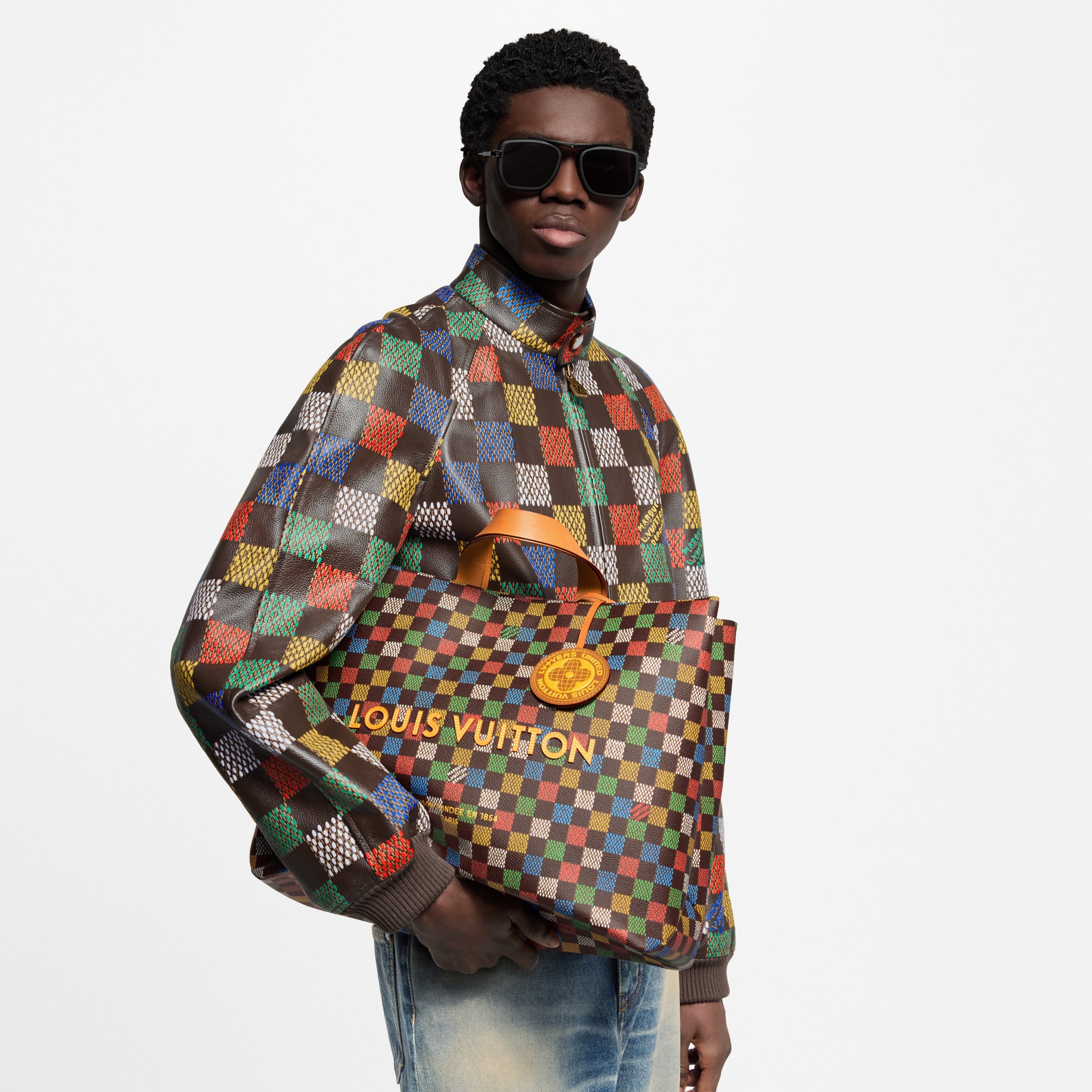 Shopper Tote MM Damier Ebene Canvas in Bags and Small Leather Goods