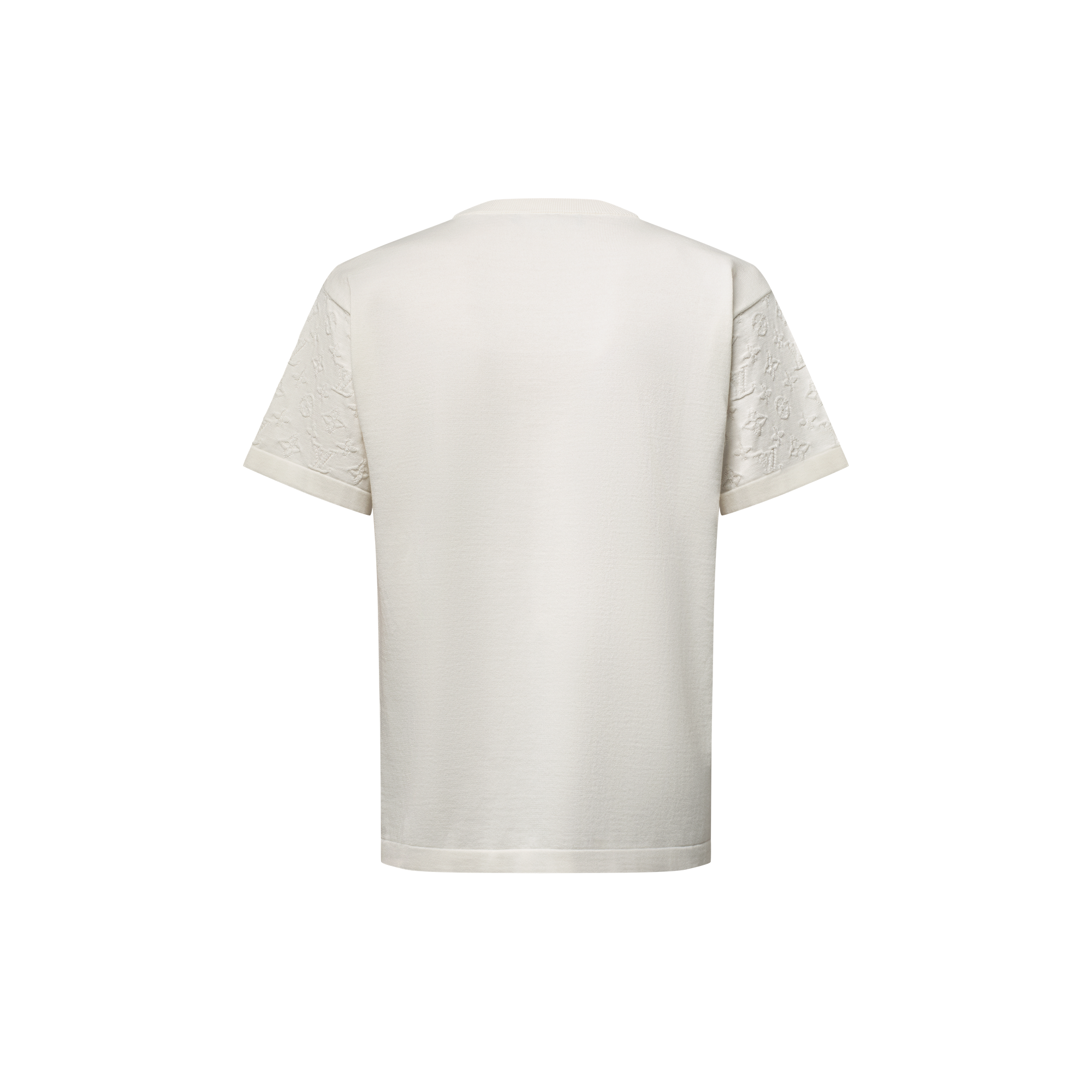 Short-Sleeved Cotton Crewneck  in Men