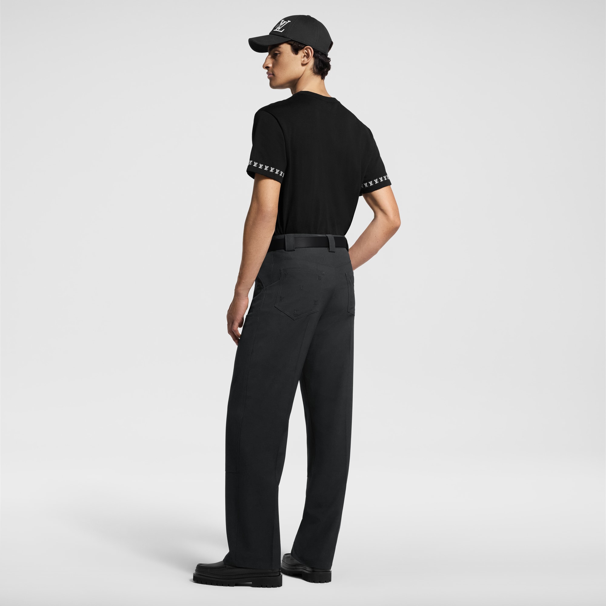 كنزة بياقة مستديرة وأكمام قصيرة  in الرجال