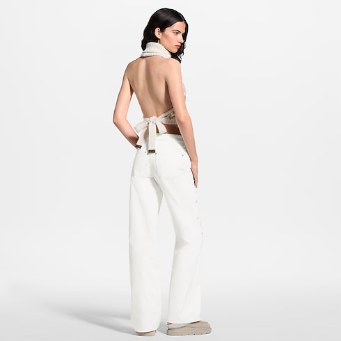 Signature Sequin Wide-Leg Jeans ambiance view