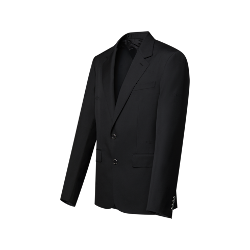 Single-Breasted Jacquard Gaston Jacket in Men's Ready to Wear All Ready-To-Wear collections by Louis Vuitton (Product zoom)