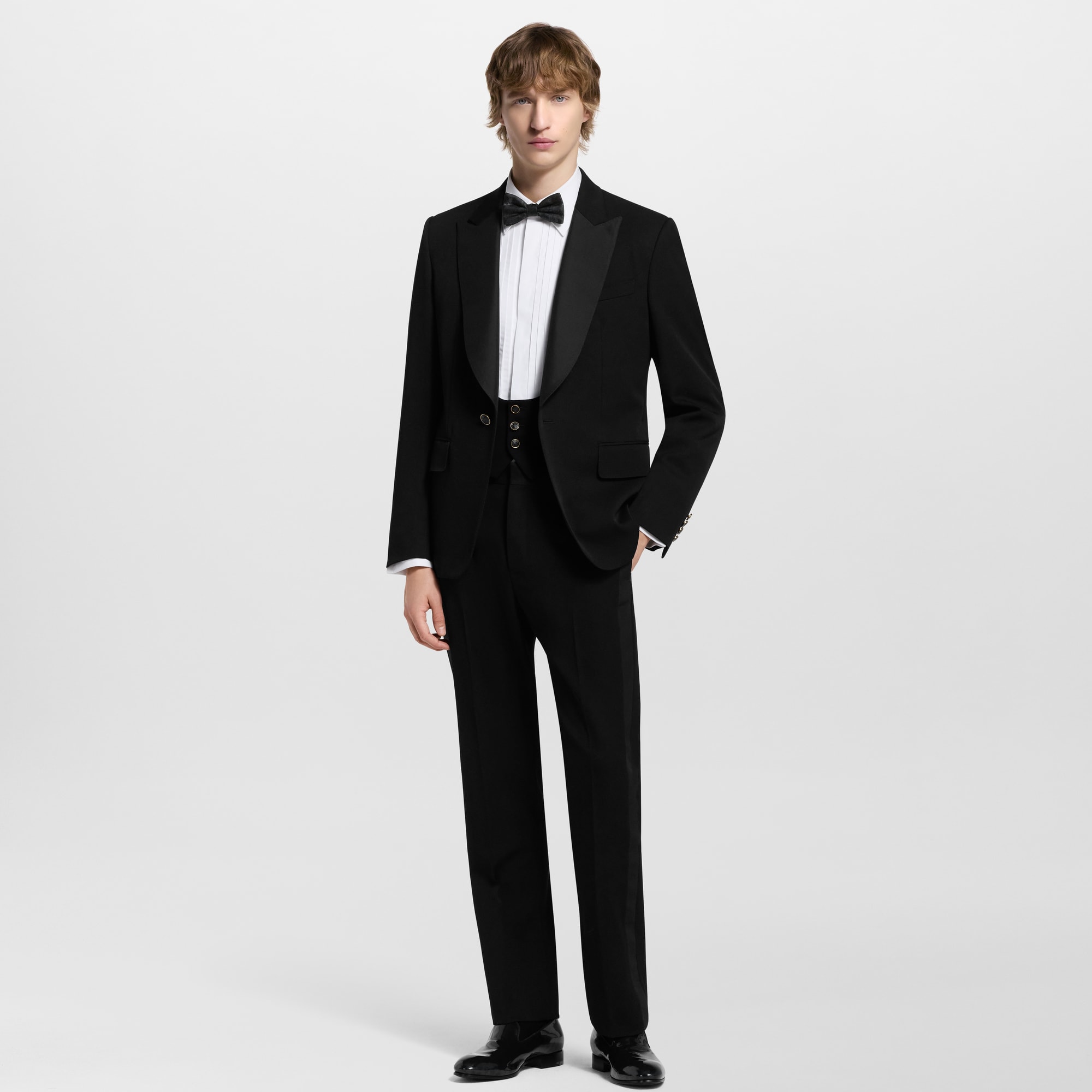 Single-Breasted Tuxedo Jacket   in Men