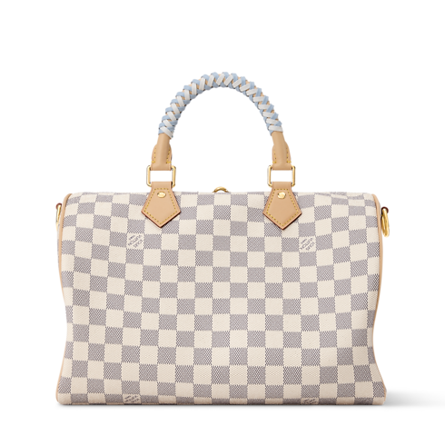Speedy Soft 30 Damier Azur in Bags and Small Leather Goods's Women Bags LV Icons collections by Louis Vuitton (Product zoom)