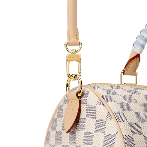Speedy Soft 30 Damier Azur in Bags and Small Leather Goods's Women Bags LV Icons collections by Louis Vuitton (Product zoom)