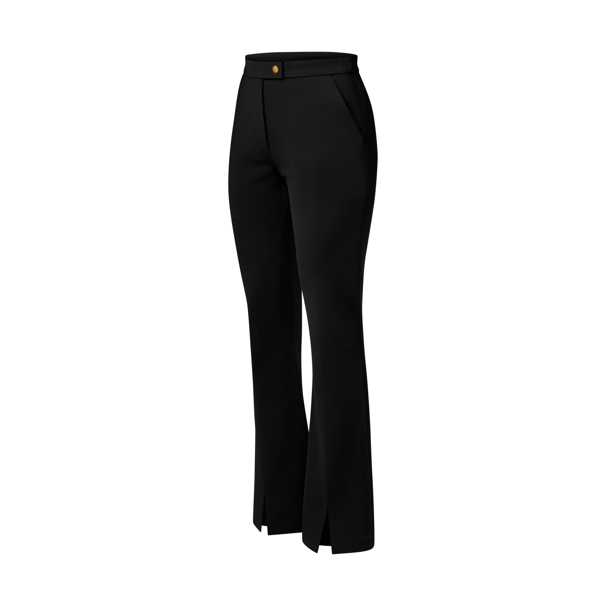 Split Hem Technical Jersey Pants  in Women