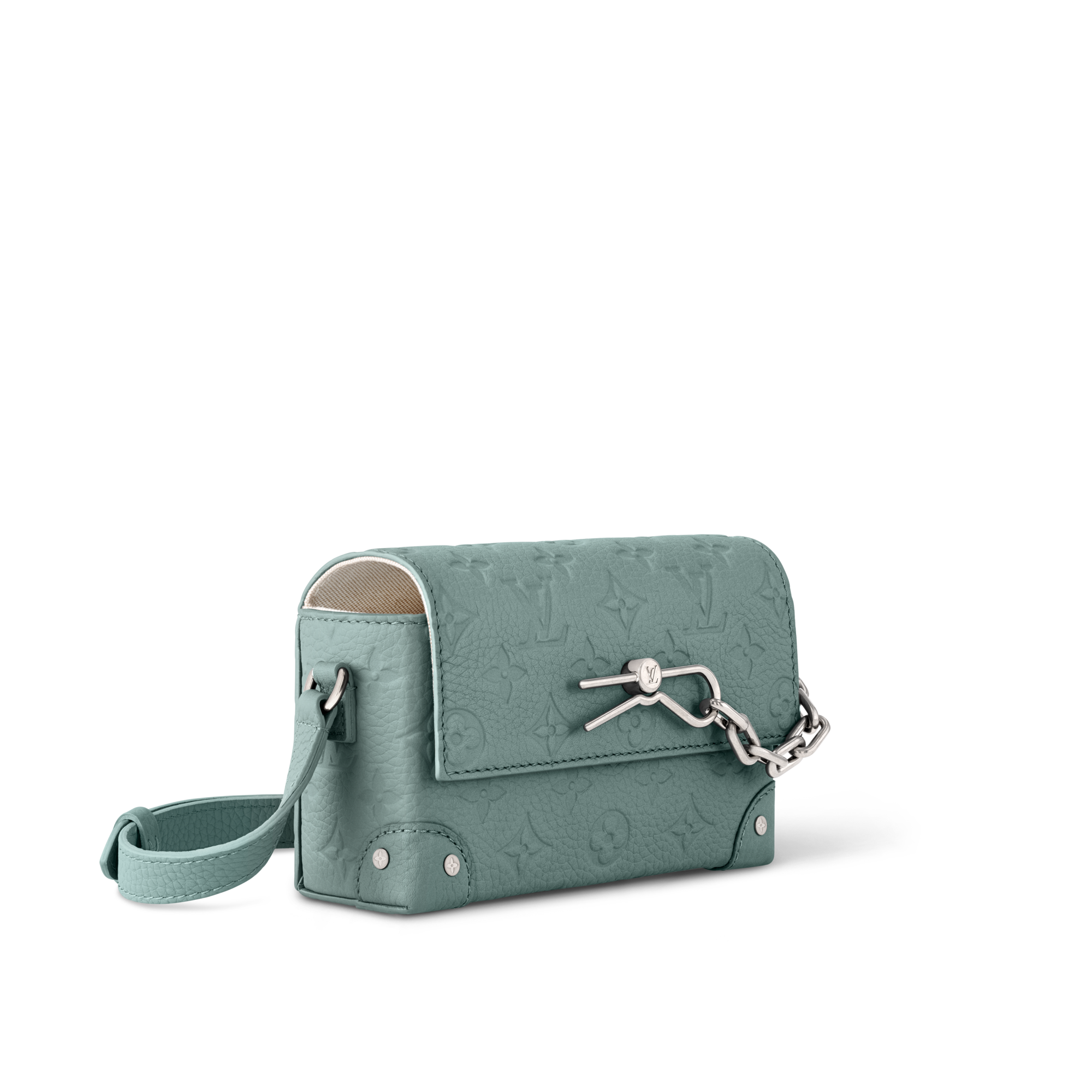 محفظة Steamer بحزام للكتف Monogram Taurillon Leather in الحقائب والمنتجات الجلدية الصغيرة