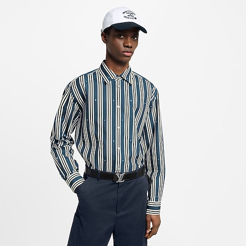 Striped Oversized Shirt in Men's Ready to Wear Shirts collections by Louis Vuitton (Product zoom)