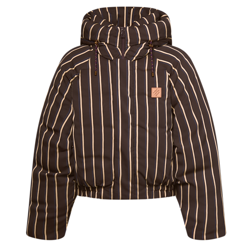Striped Puffer Jacket in Men's Ready to Wear Outerwear and Coats collections by Louis Vuitton (Product zoom)