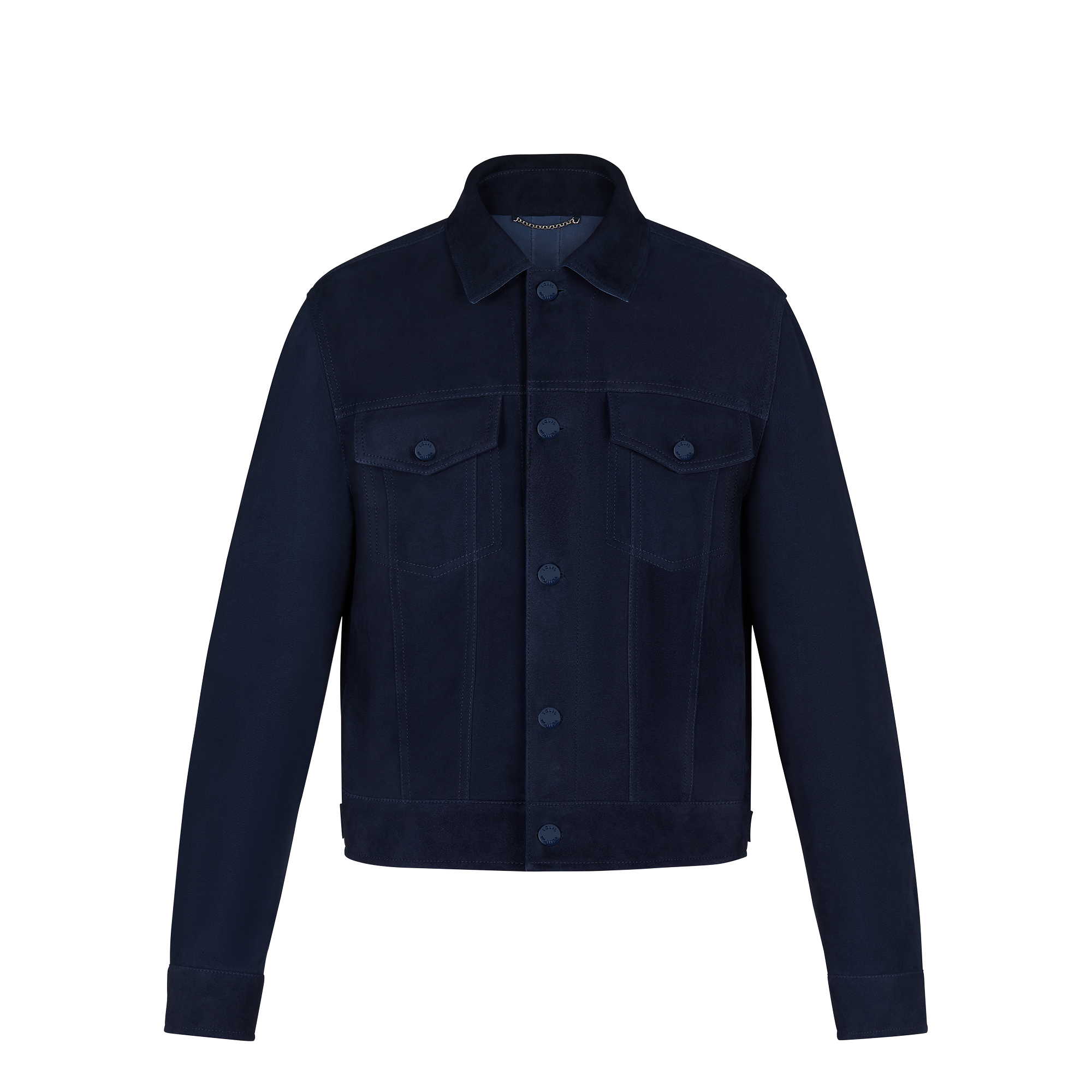 Suede Denim Jacket  in Men