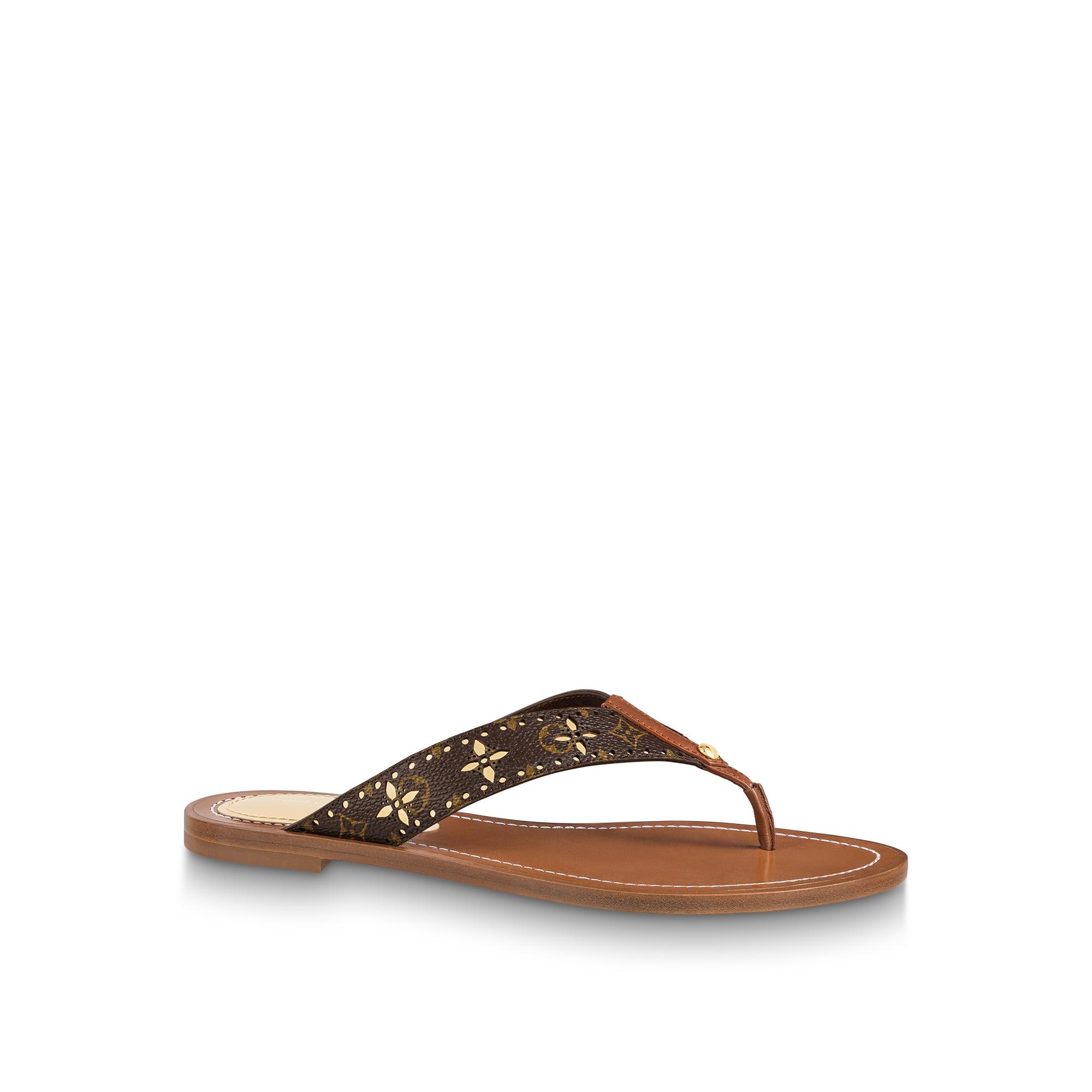 lv monogram sandals