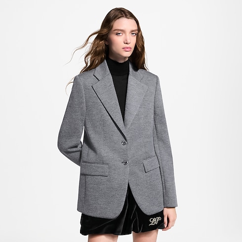 Tailored Flannel Jacket in Women's Ready to Wear Coats and Jackets collections by Louis Vuitton (Product zoom)