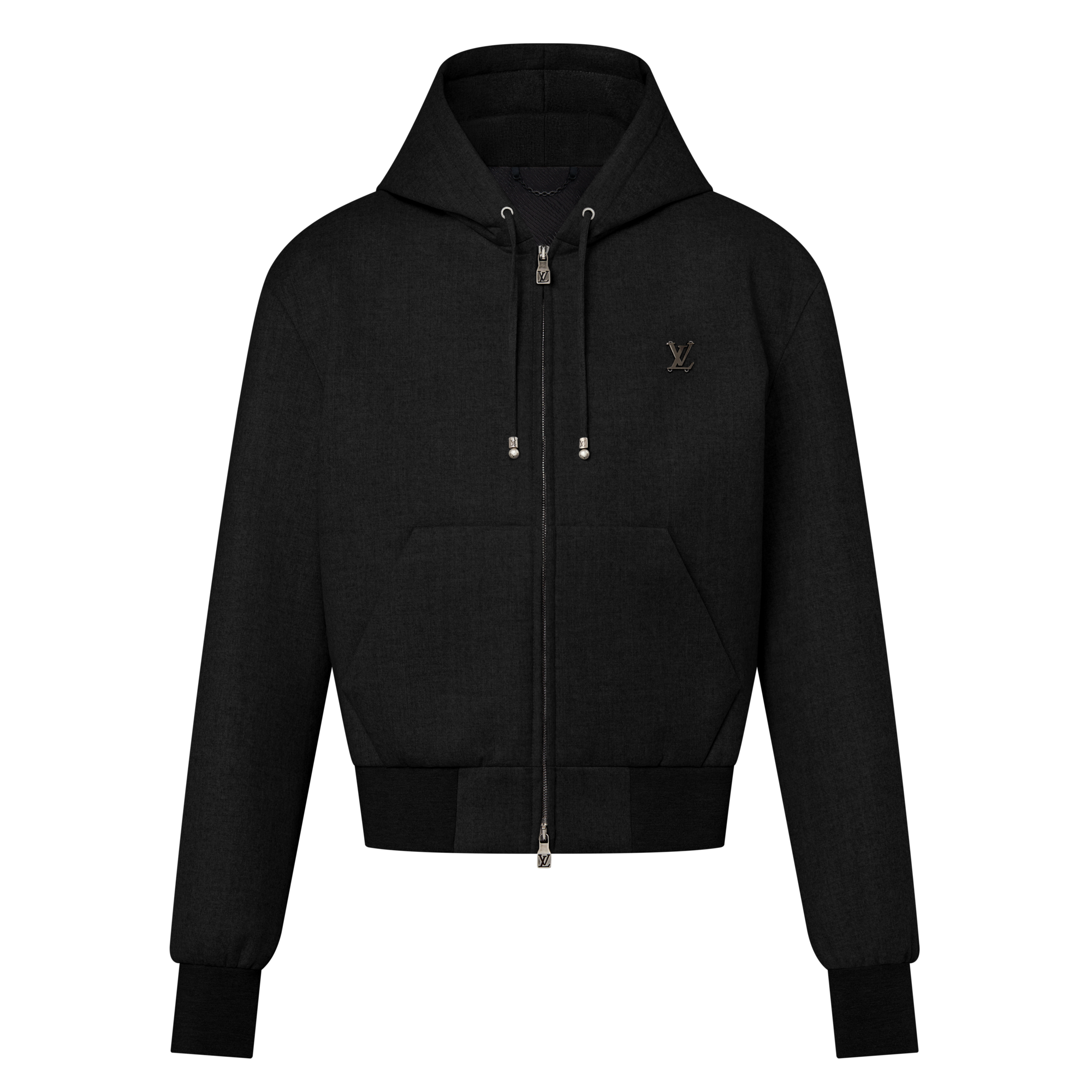 Tailored Technical Wool Hooded Blouson  in Men
