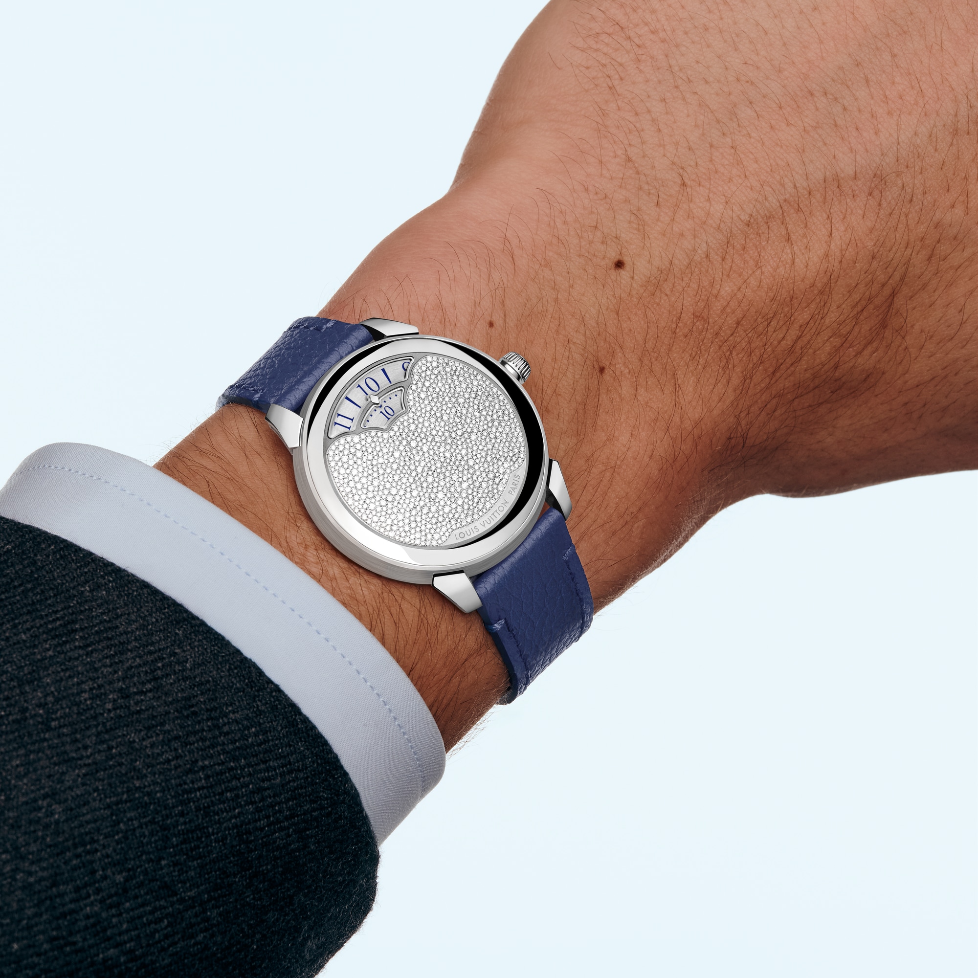 Tambour Convergence, Automatic, 37mm, Platinum and diamonds  in Watches