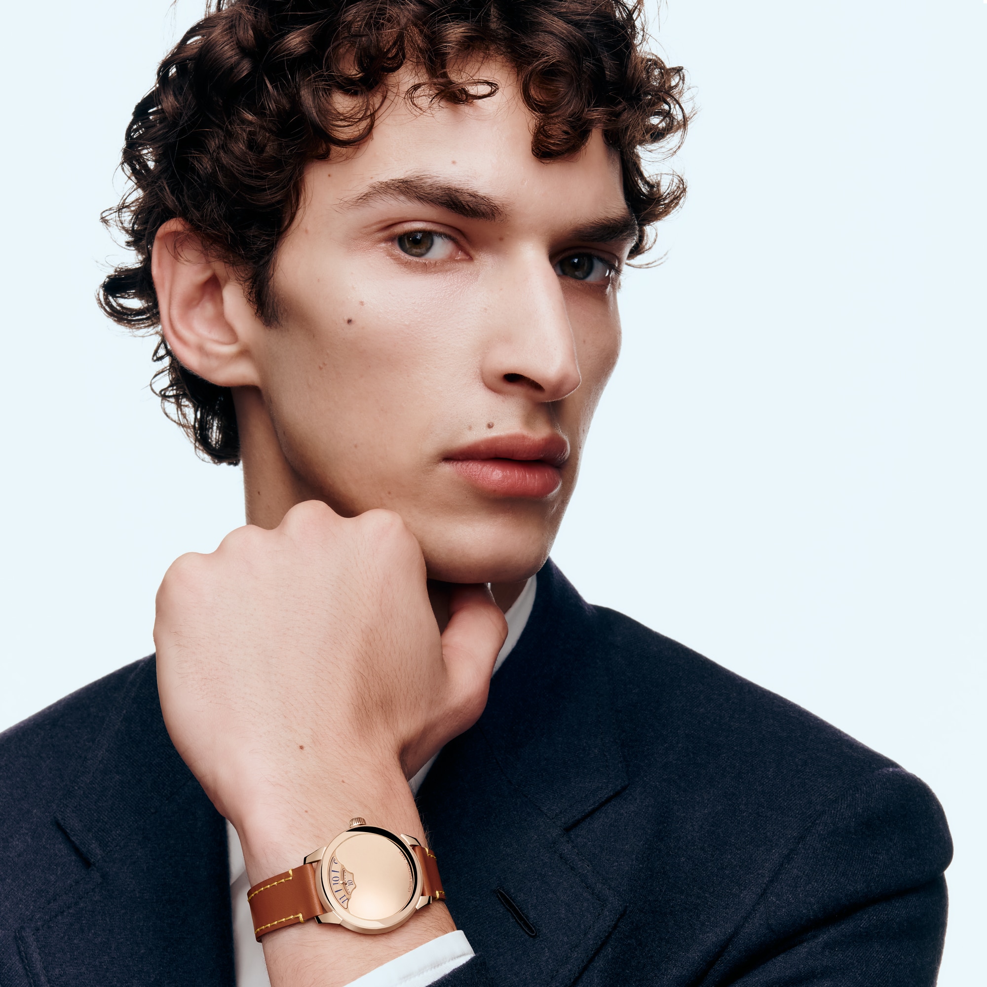 ساعة Tambour Convergence بحركة أوتوماتيكية، مقاس 37 مل، ذهب وردي  in الساعات