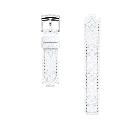 Tambour Monogram White Strap in Watches's Watches Collections Watch Straps collections by Louis Vuitton (Product zoom)