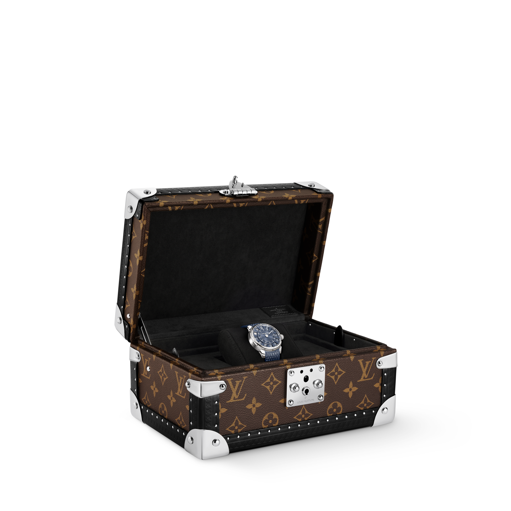 Tambour Taiko Spin Time, Automatic, 39.5mm, White gold  in Watches