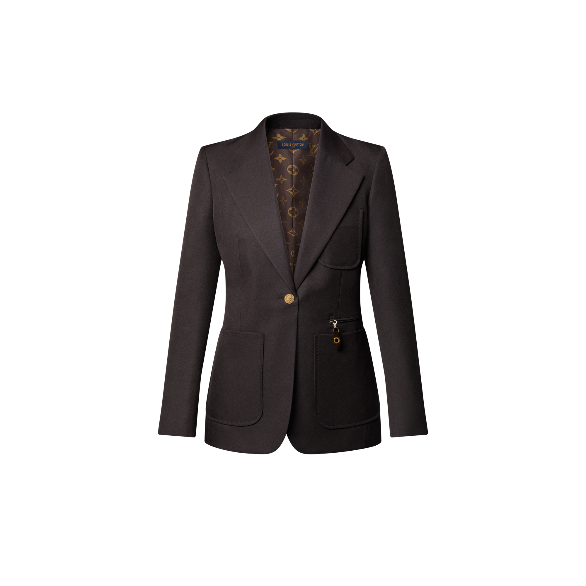 Technical Gabardine Preppy Blazer  in Women