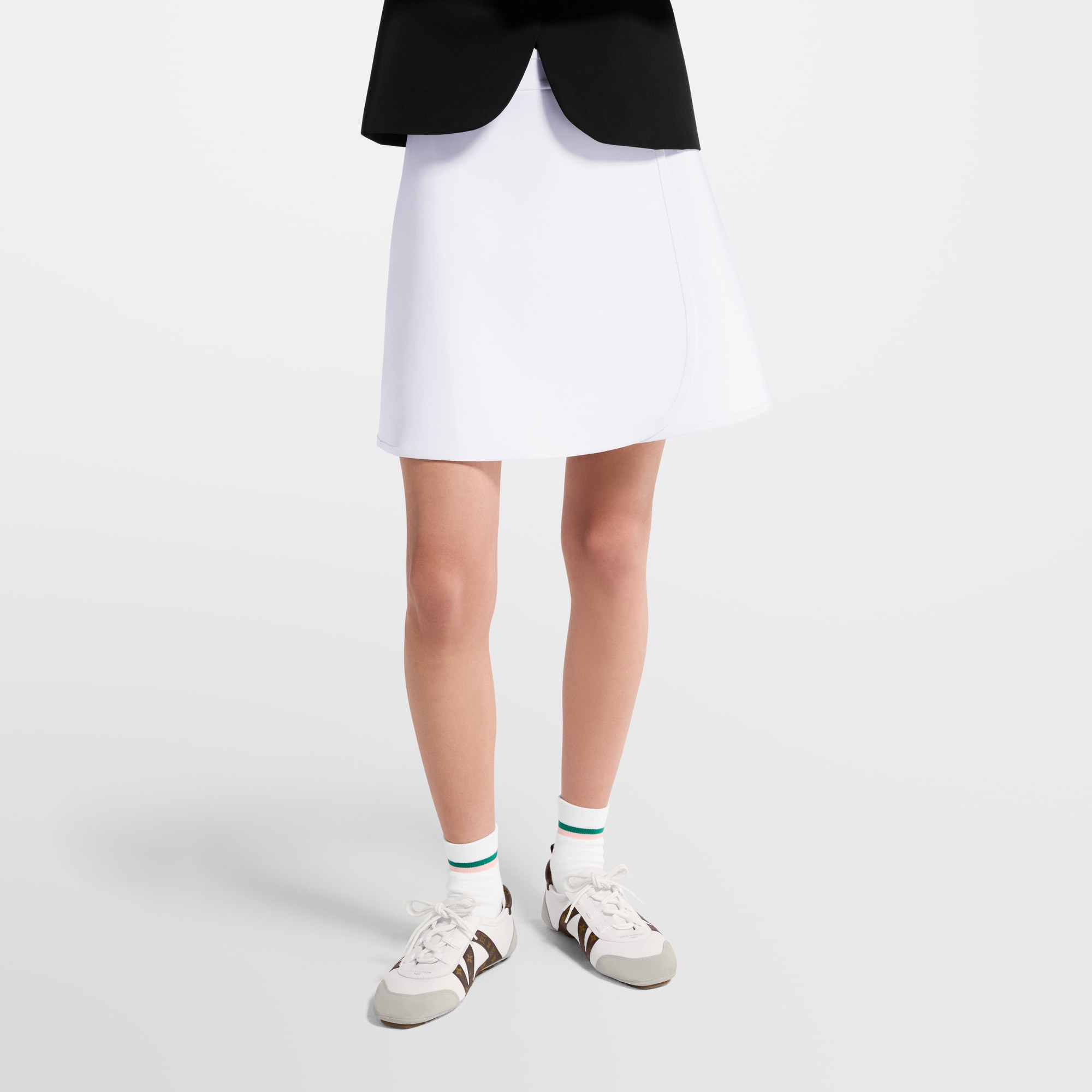 Technical Jersey Mini Wrap Skirt  in Women