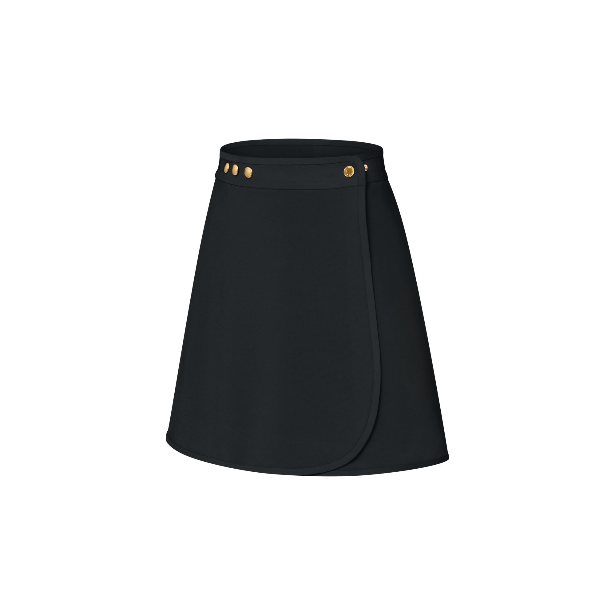 Technical Jersey Mini Wrap Skirt  in Women