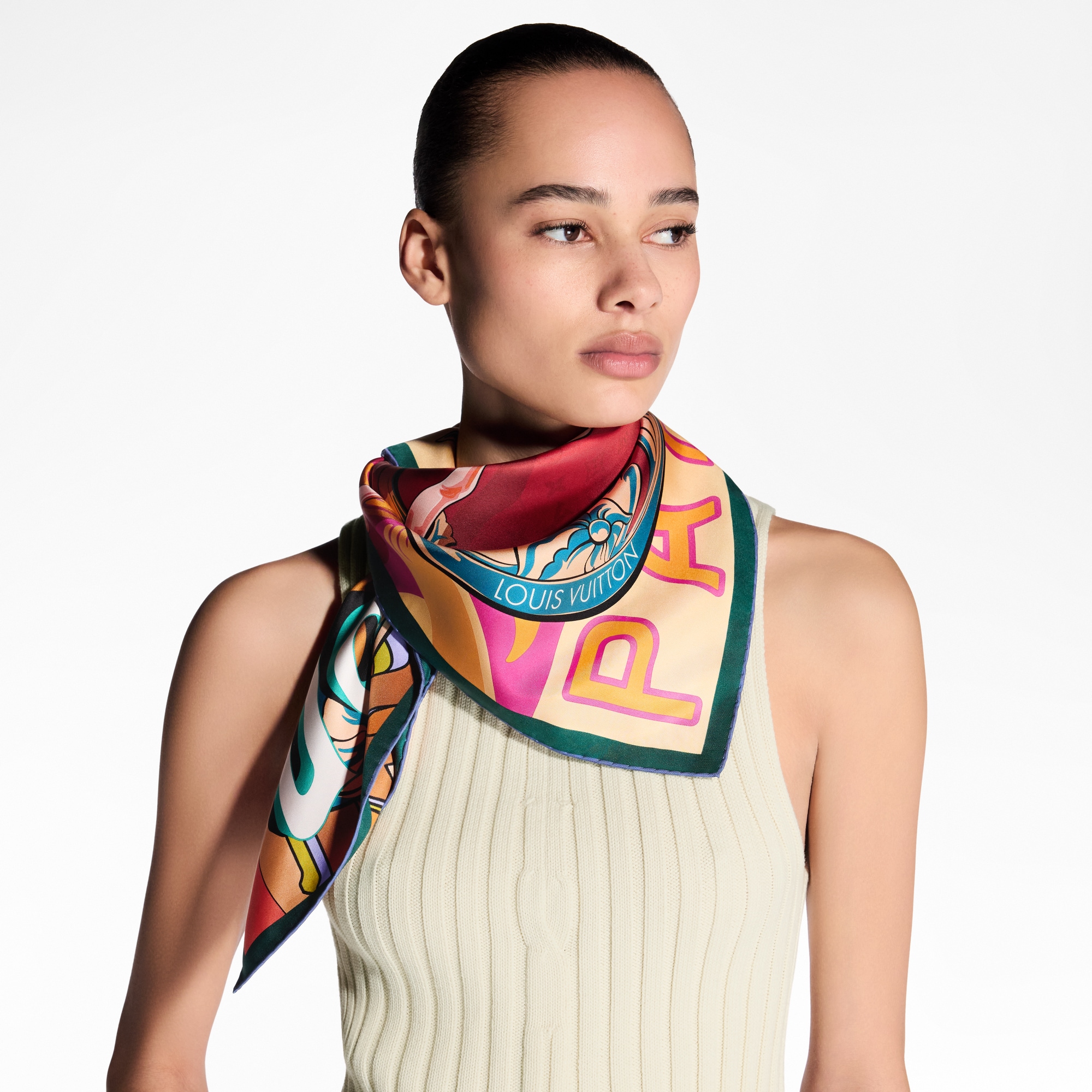 وشاح Through The Window المربع، مقاس 90 S00 in النساء