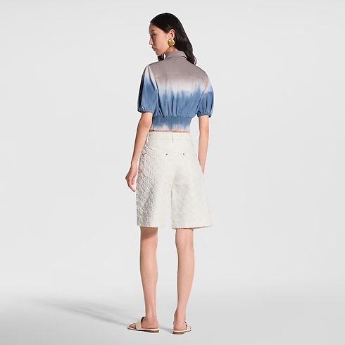 Tie Dye Smocked Blouse in Women's Ready to Wear Tops collections by Louis Vuitton (Product zoom)