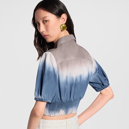 Tie Dye Smocked Blouse in Women's Ready to Wear Tops collections by Louis Vuitton (Product zoom)