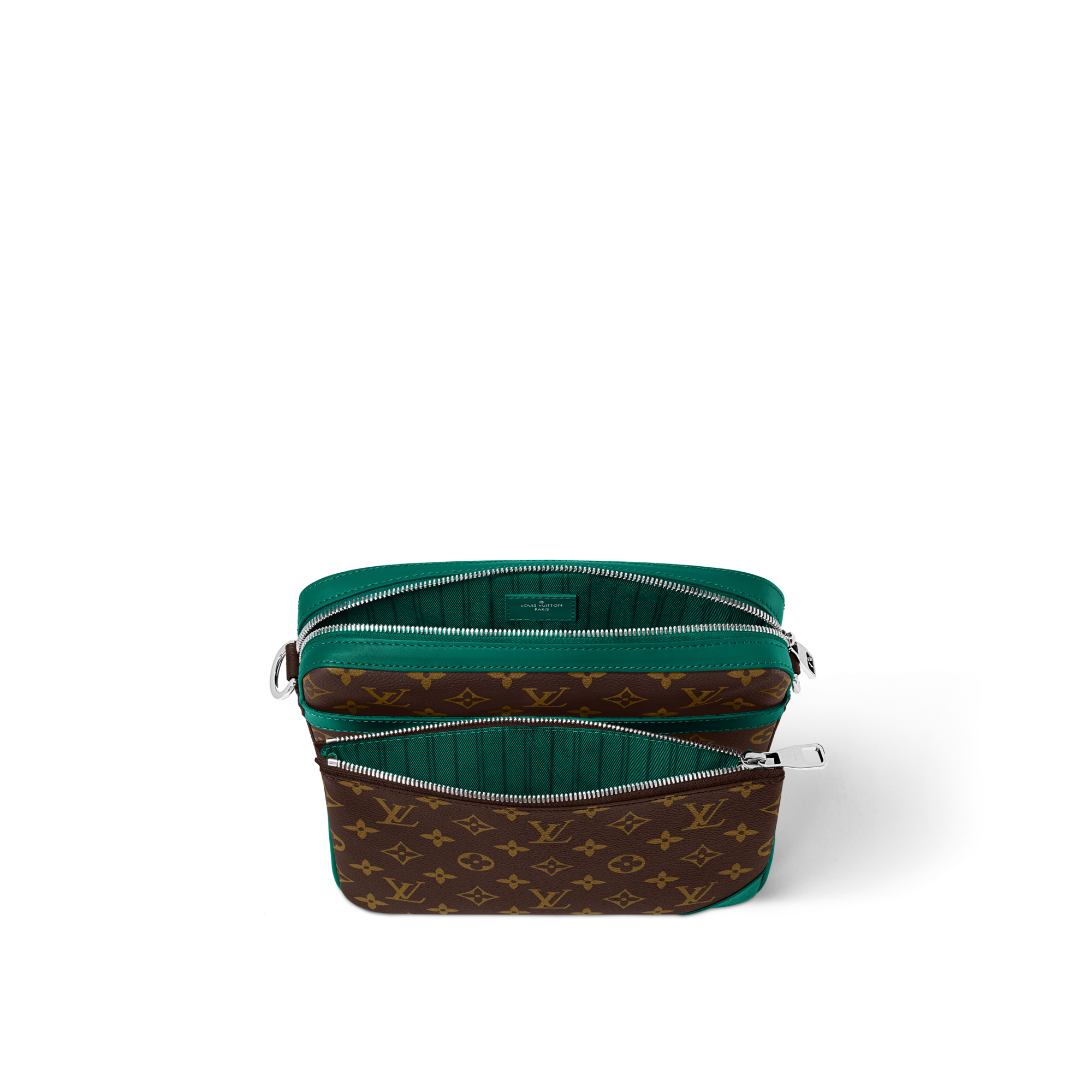 حقيبة Trio Messenger Monogram Macassar Canvas in الحقائب والمنتجات الجلدية الصغيرة