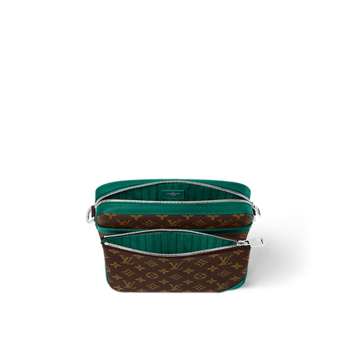 حقيبة Trio Messenger Monogram Macassar Canvas in الحقائب والمنتجات الجلدية الصغيرة's حقائب رجالية الجديد collections by Louis Vuitton (تكبير صورة المنتج)