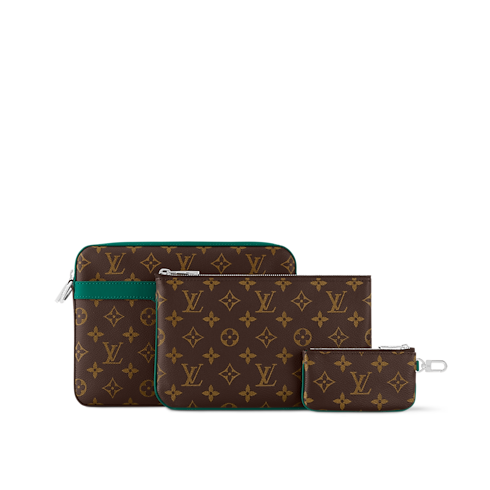 حقيبة Trio Messenger Monogram Macassar Canvas in الحقائب والمنتجات الجلدية الصغيرة's حقائب رجالية الجديد collections by Louis Vuitton (تكبير صورة المنتج)