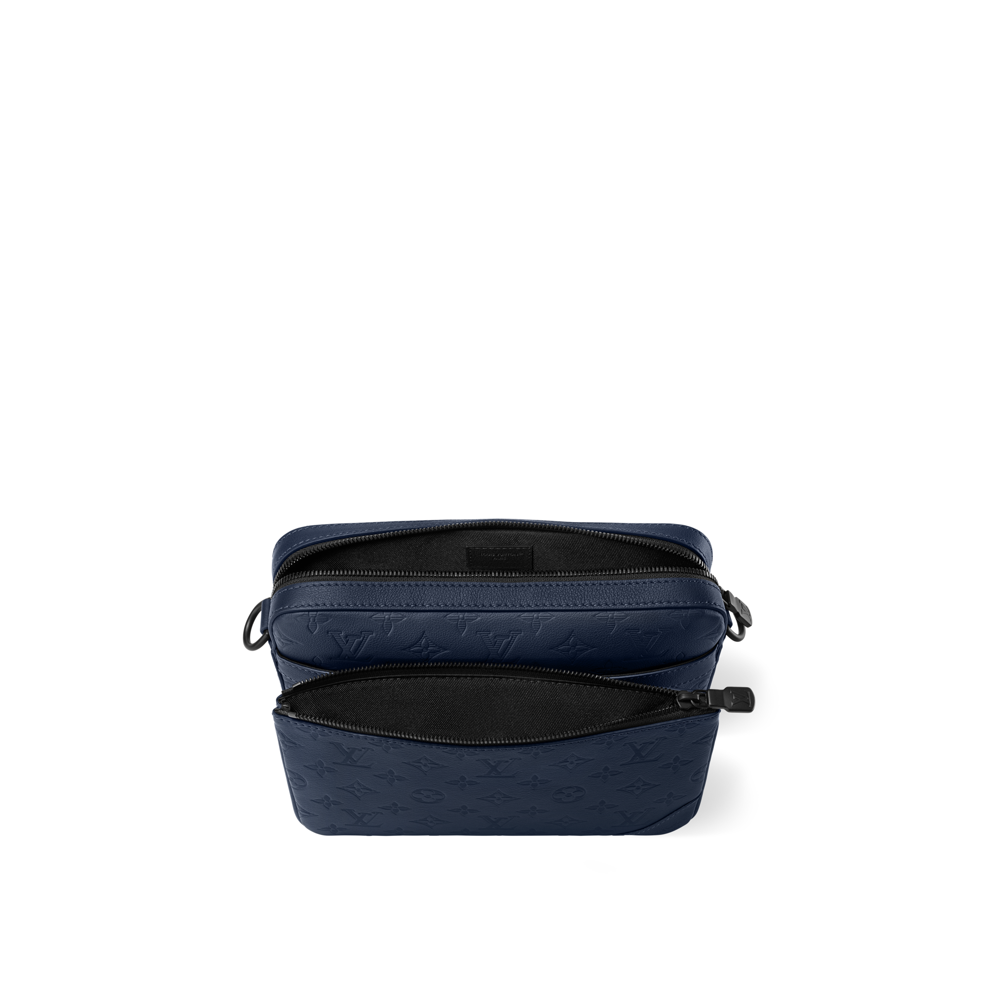 حقيبة Trio Messenger Monogram Shadow Leather in الحقائب والمنتجات الجلدية الصغيرة