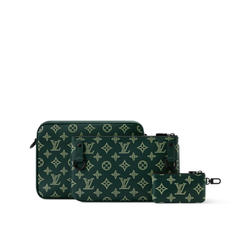 Trio Messenger Monogram Shadow Leather in Bags and Small Leather Goods's Men Bags New collections by Louis Vuitton (Product zoom)
