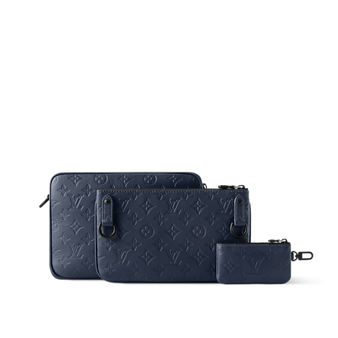 Trio Messenger Monogram Shadow Leather in Bags and Small Leather Goods's Men Bags New collections by Louis Vuitton (Product zoom)