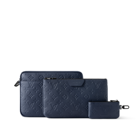Trio Messenger Monogram Shadow Leather in Bags and Small Leather Goods's Men Bags New collections by Louis Vuitton (Product zoom)