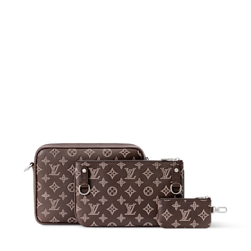 حقيبة Trio Messenger Monogram Shadow in الرجال's الحقائب جميع الحقائب collections by Louis Vuitton (تكبير صورة المنتج)