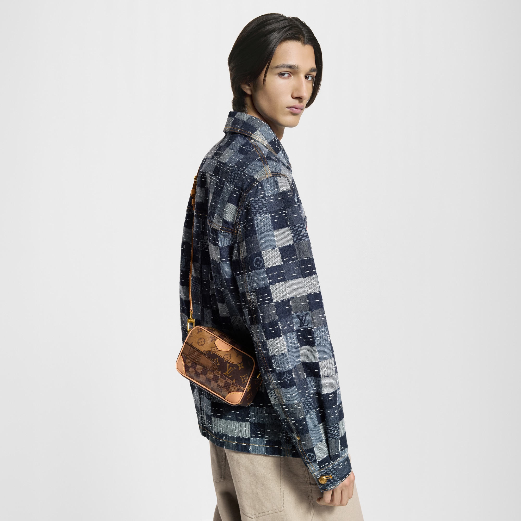 محفظة Trocadéro Wearable Wallet بحزام كتف قماش آخر in الرجال