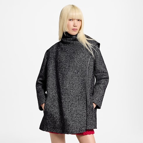 Tweed Scarf Coat cropped view