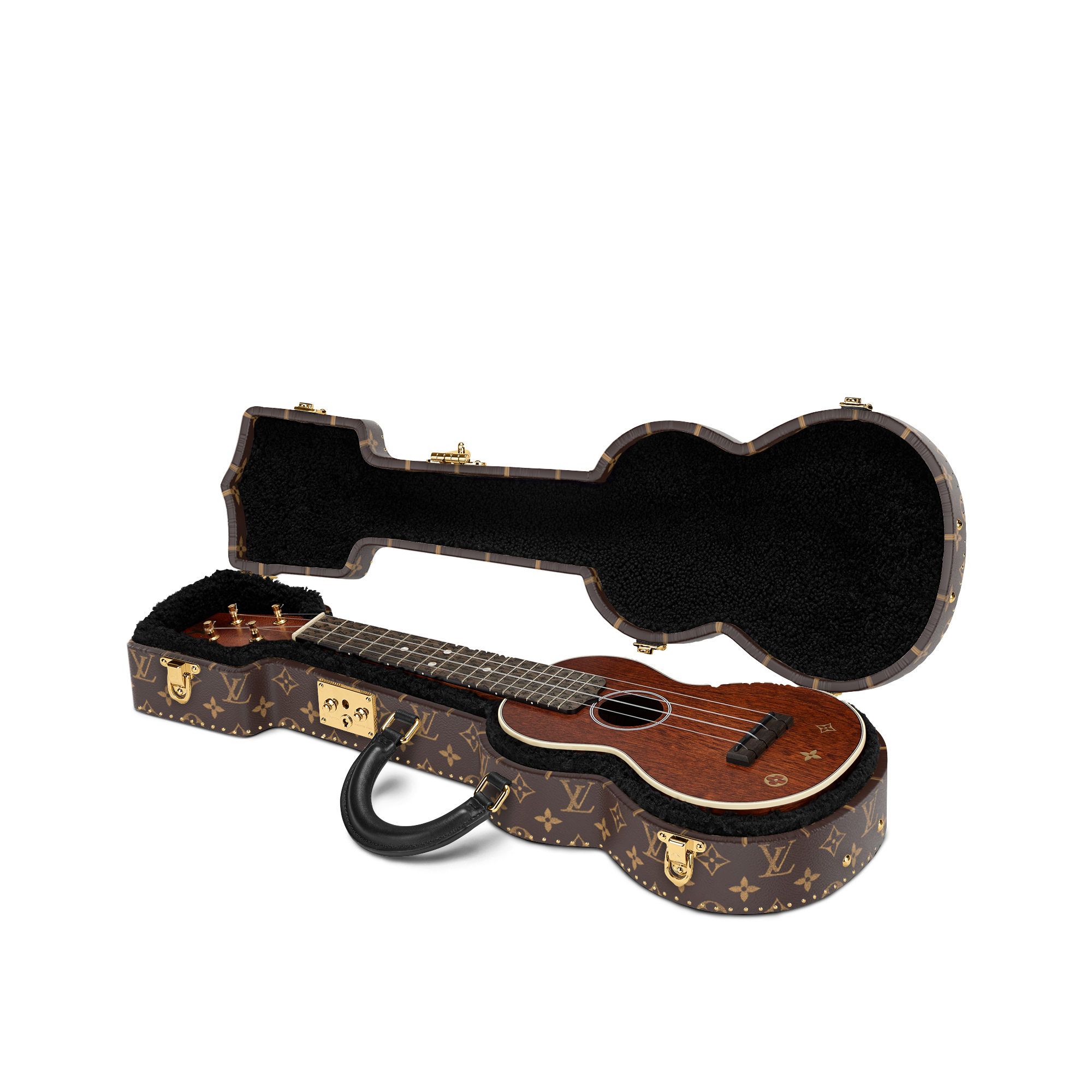 Ukulele Trunk with Instrument Monogram in Trunks, Travel and Home