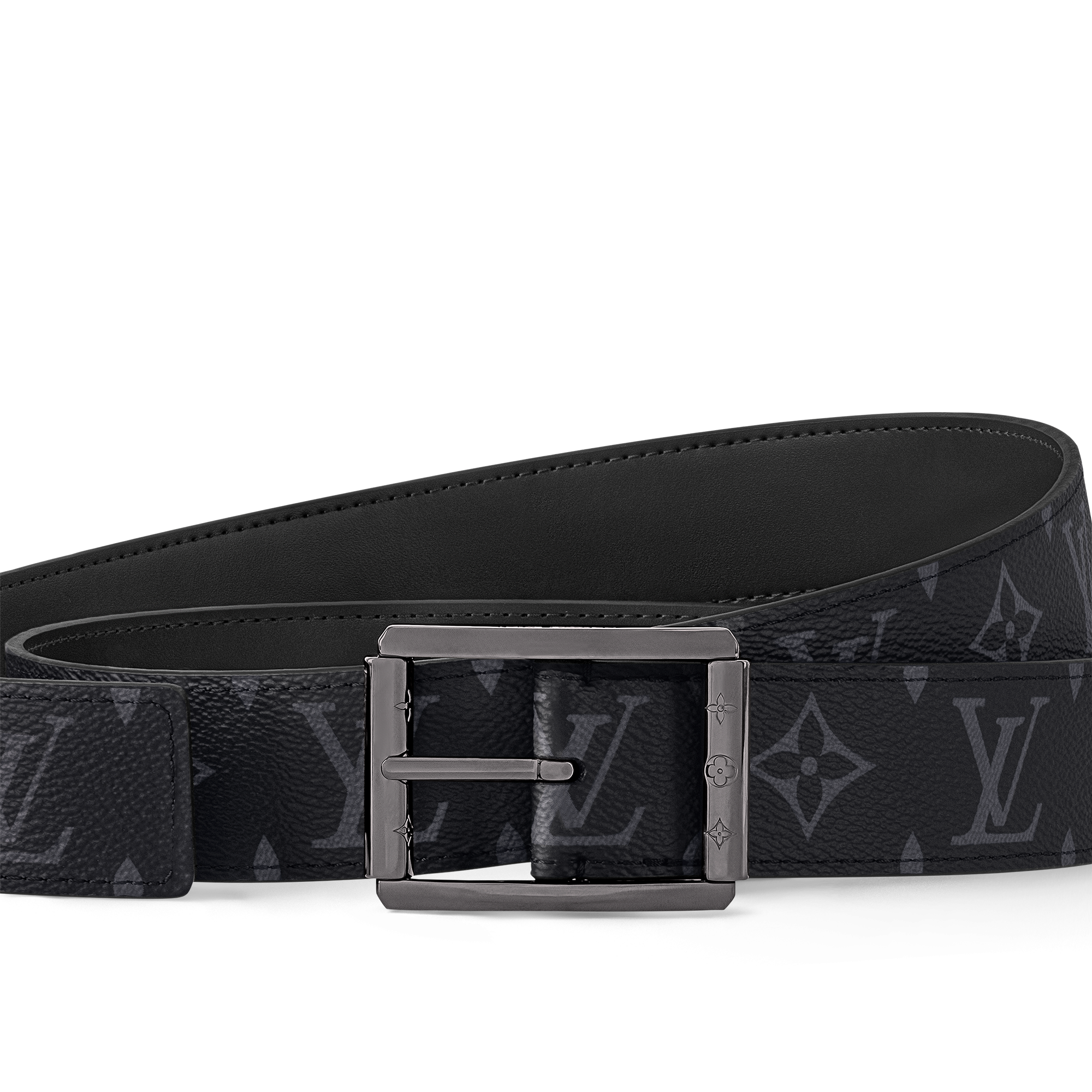 Uptown 35MM Reversible Belt Monogram Eclipse in Men
