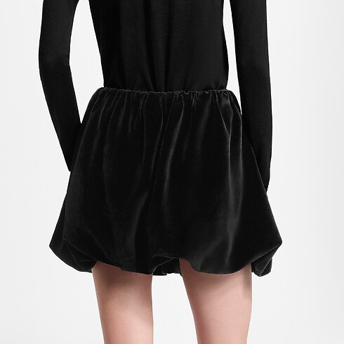 Velvet Bubble Skirt in Women's New In Women } collections by Louis Vuitton (Product zoom)