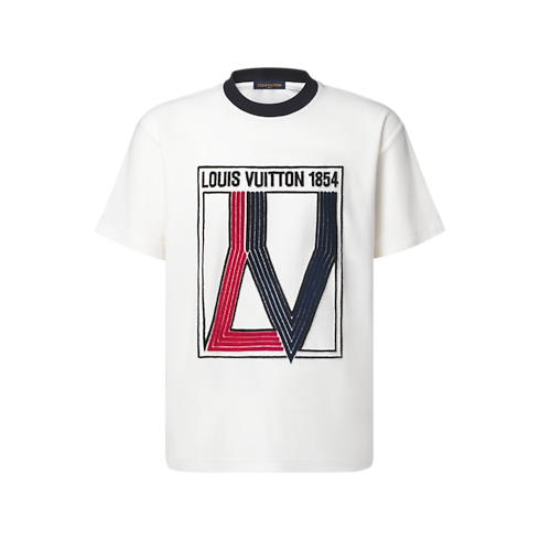 Velvet Graphic Short-Sleeved T-Shirt in Men's Ready to Wear All Ready-To-Wear collections by Louis Vuitton (Product zoom)