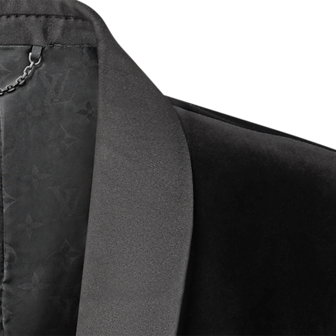 Velvet Single-Breasted Tuxedo Jacket in Men's Ready to Wear All Ready-To-Wear collections by Louis Vuitton (Product zoom)