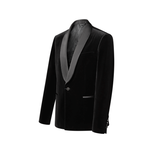 Velvet Single-Breasted Tuxedo Jacket in Men's Ready to Wear All Ready-To-Wear collections by Louis Vuitton (Product zoom)