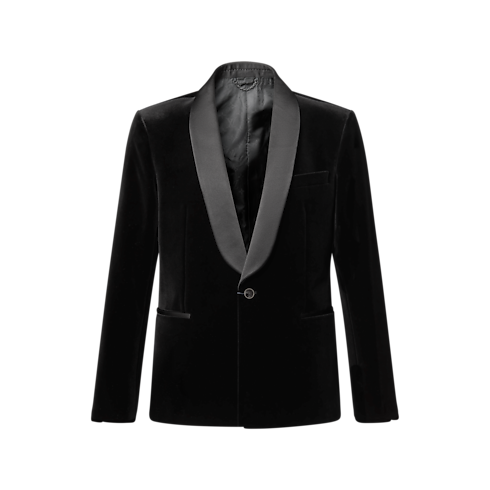 Velvet Single-Breasted Tuxedo Jacket in Men's Ready to Wear All Ready-To-Wear collections by Louis Vuitton (Product zoom)