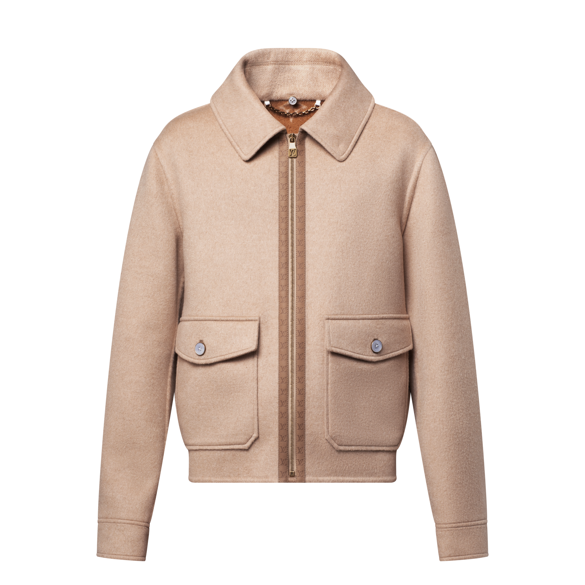 Vicuna-Cashmere Blend Double Face Blouson  in Men