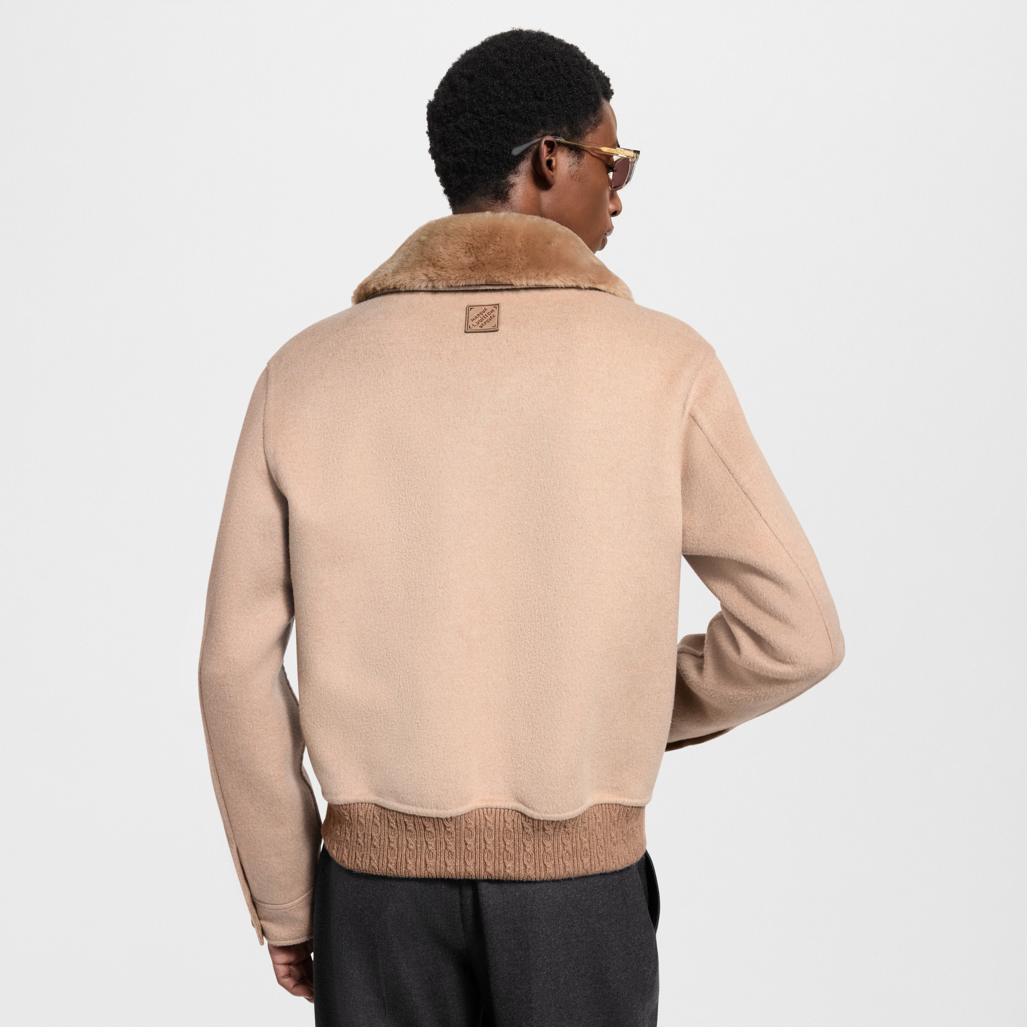 Vicuna-Cashmere Blend Double Face Blouson  in Men