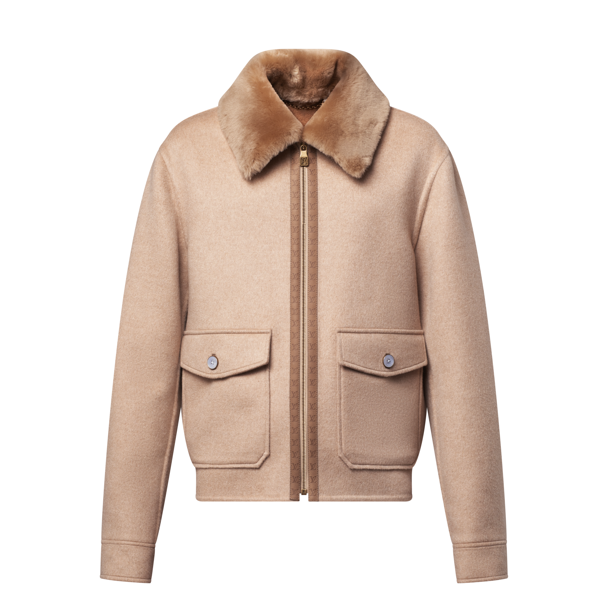 Vicuna-Cashmere Blend Double Face Blouson  in Men