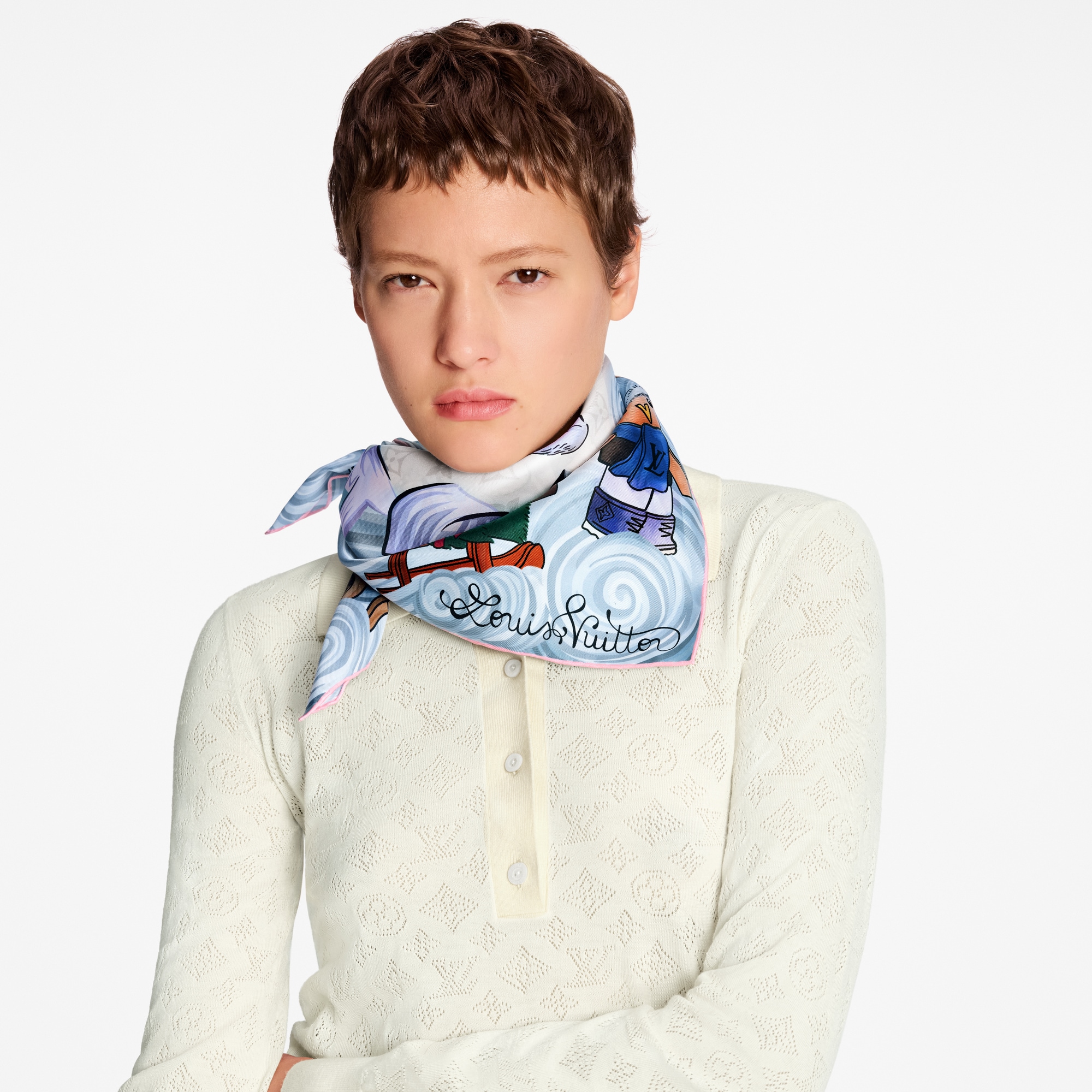 وشاح قصير Vivienne Winter Holiday، عرض 90 S00 in النساء