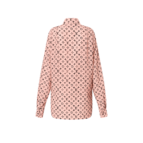 Washed Monogram Silk Shirt in Women's Ready to Wear Tops collections by Louis Vuitton (Product zoom)