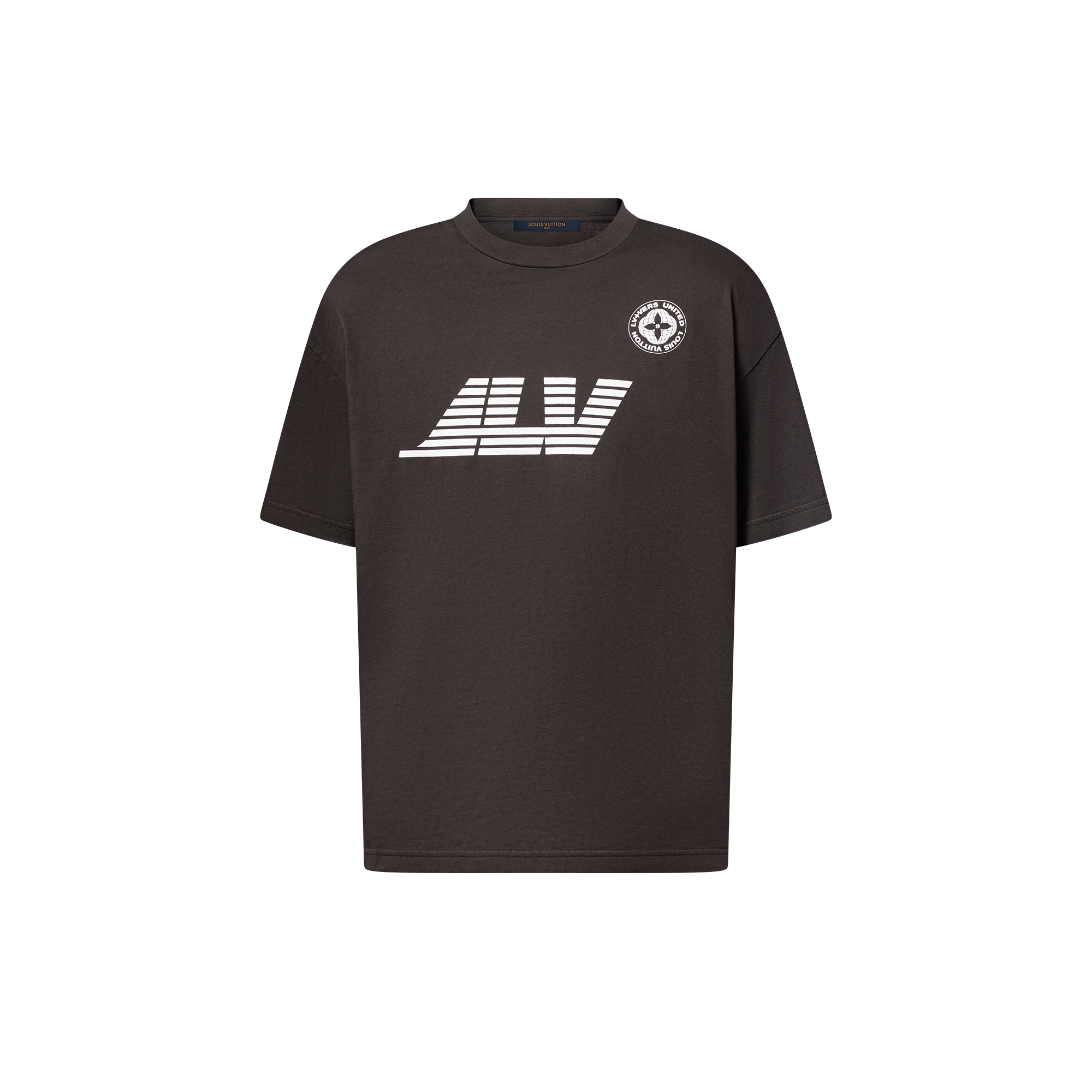 Washed Printed Cotton T-Shirt  in Men