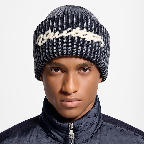 Washed Signature Beanie S00 in Men's Accessories Hats, Beanies and Gloves collections by Louis Vuitton (Product zoom)